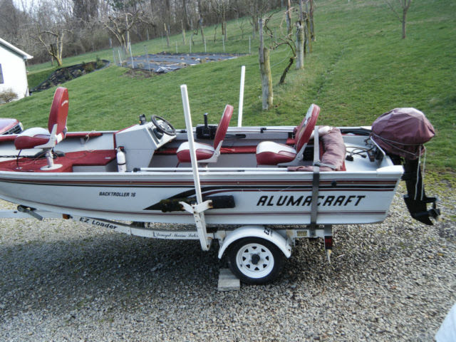 Alumacraft BackTroller 16, Mercury 9.9, Bimini Top, Custom 