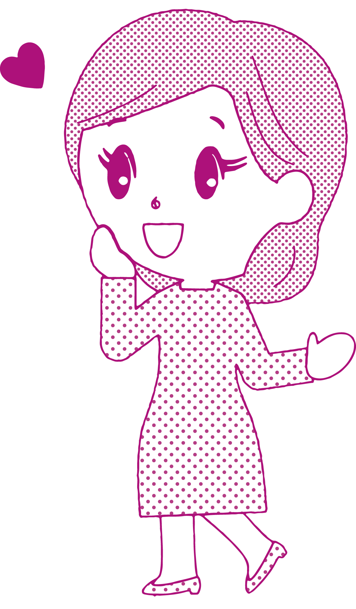 問題解決の女性イラスト なるほど 安心 やったね 可愛い無料イラスト素材集