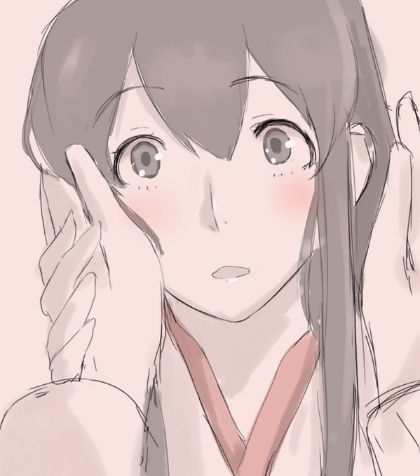 ご飯食べてない赤城さんも可愛いぞぉおお イラスト