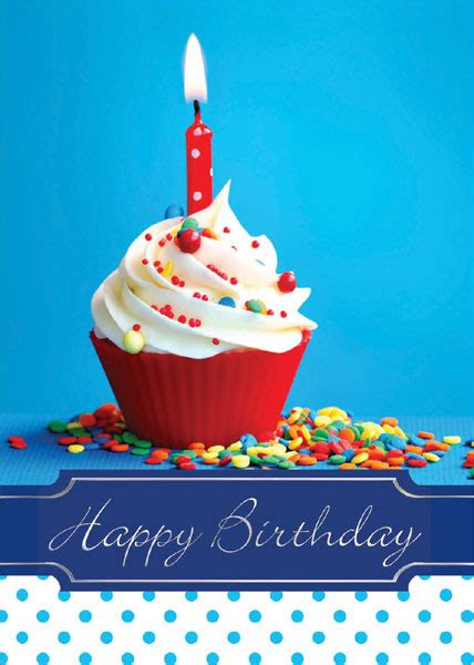 happy birthday cupcake box   custom imprint birthday