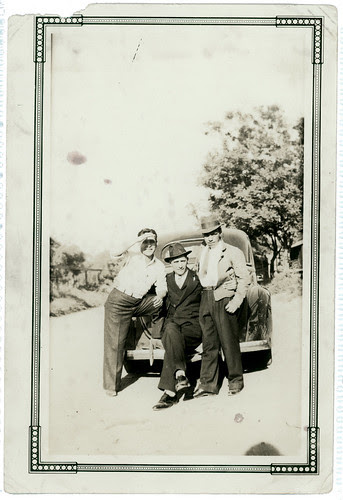 three guys and a car