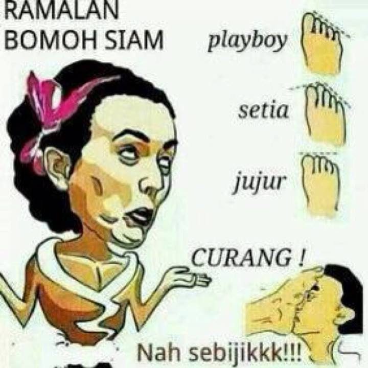 Gambar lawak – Ramalan bomoh siam yang menjadi kenyataan 