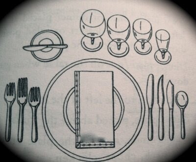 table setting etiquette by emily post. Dessert spoons and forks are brought 