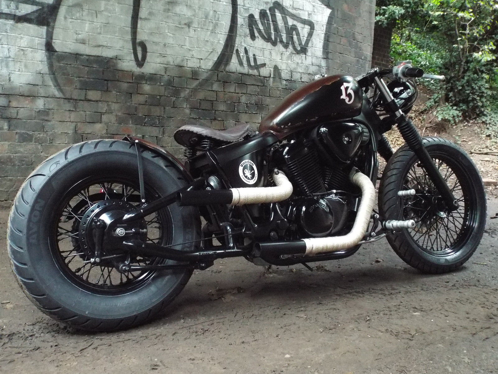 Honda VT 600 bobber custom steed shadow Low and Loud Rat Honda VT 600 bobber custom steed shadow Low and Loud Rat