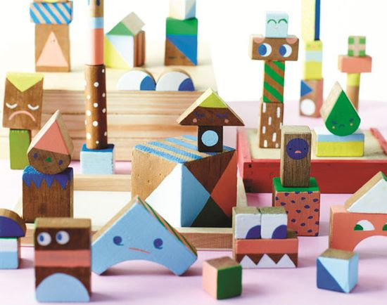 In this DIY tutorial, Australian designer Beci Orpin shows you how to make colorful wooden blocks — perfect as toys, small artworks, or desktop decor.