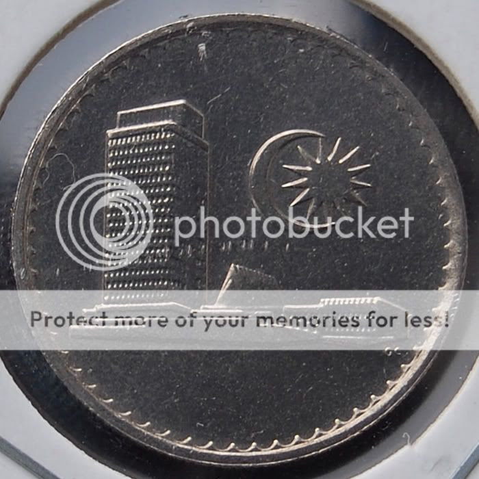 Malaysia 1971 10 Cents Reverse AU