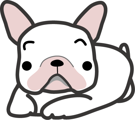 フレンチブルドック 犬のイラスト 無料イラスト フリー素材