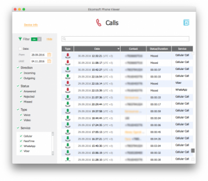 apple icloud call history
