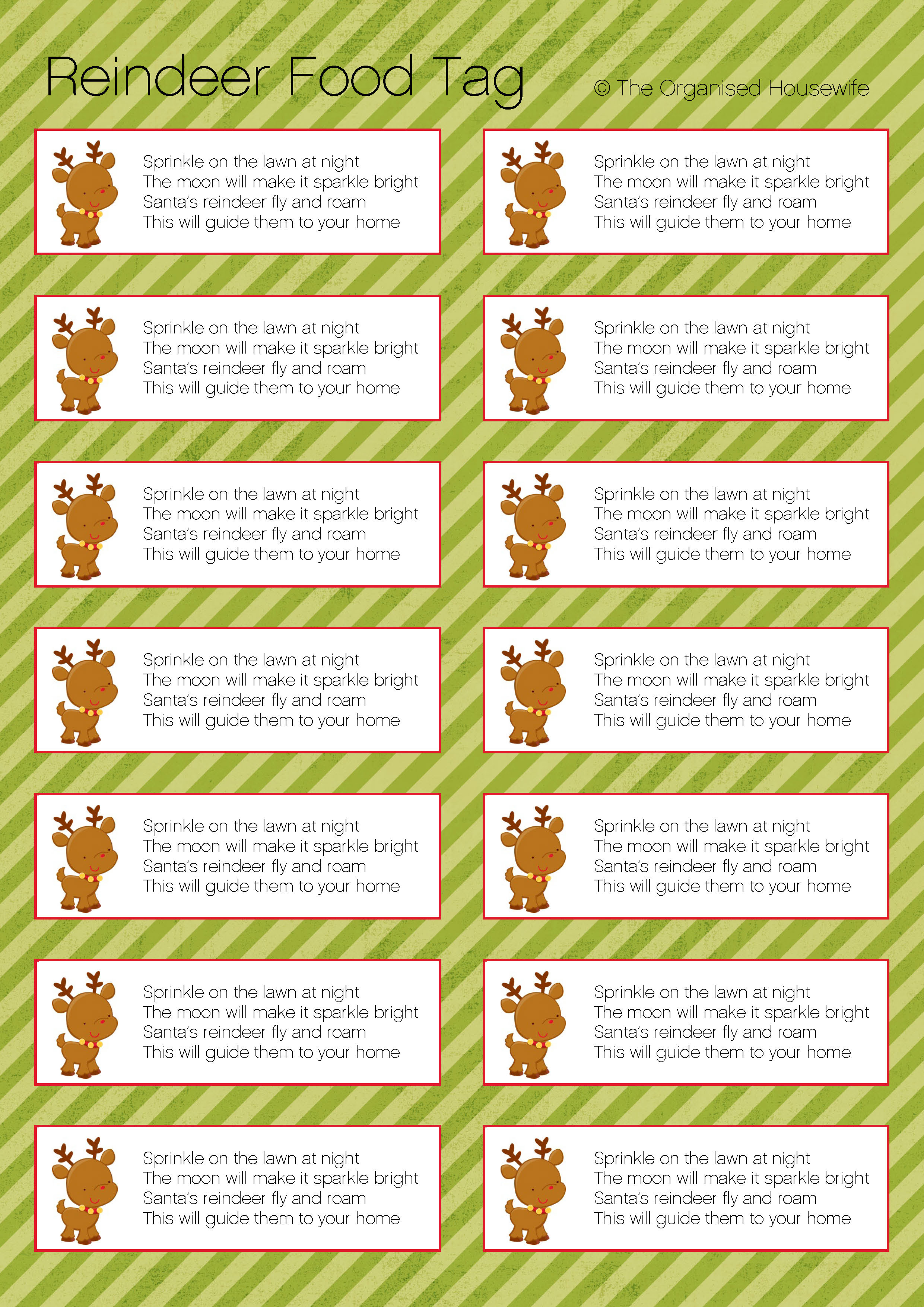 Reindeer Food | The Organised Housewife