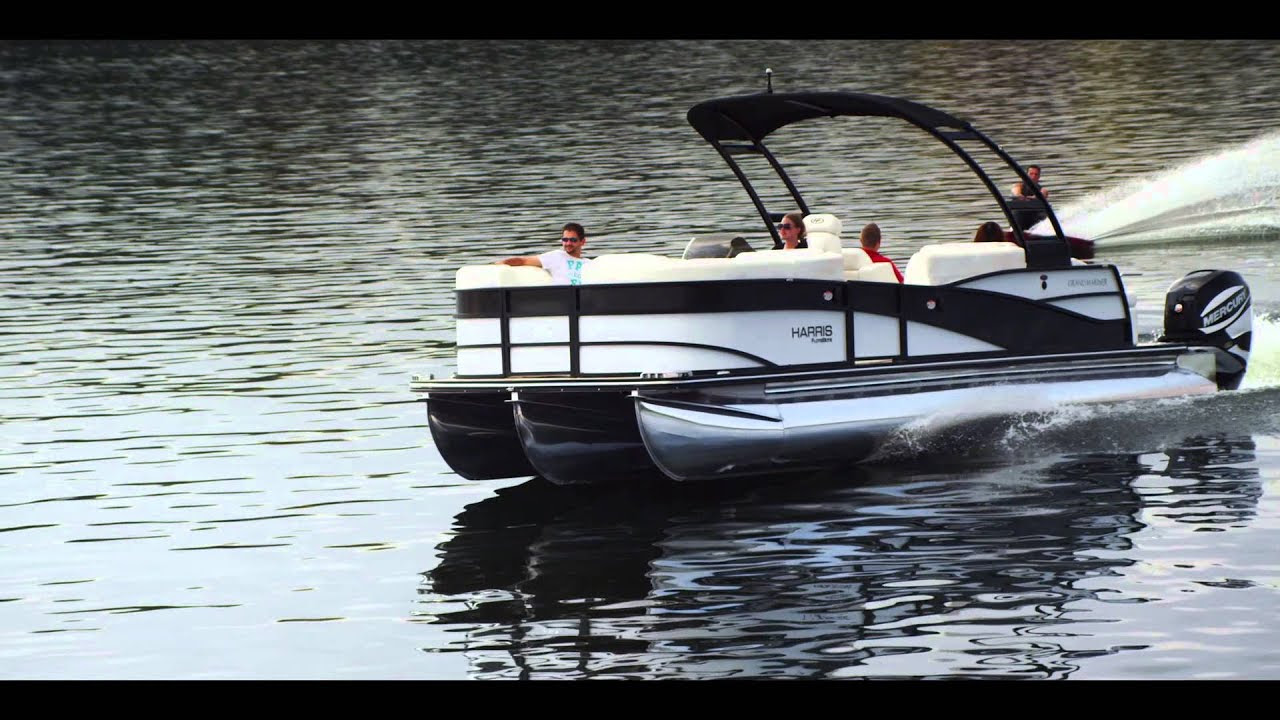 2014 grand mariner, pontoon boat twin engine pontoon