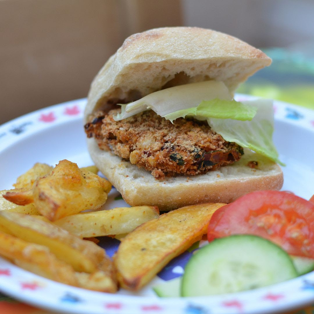 Pumpkin Bean Burgers