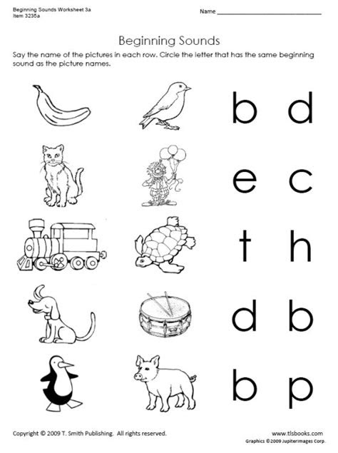  11 best images of beginning sound worksheet o beginning letter sounds