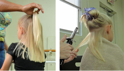 縦巻きロールの作り方を習いに カリフォルニア日記