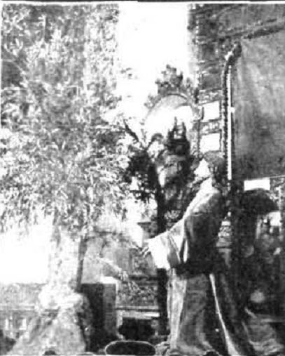 1912. La Oración en el huerto. Paso destruido en 1936. Foto Rodriguez