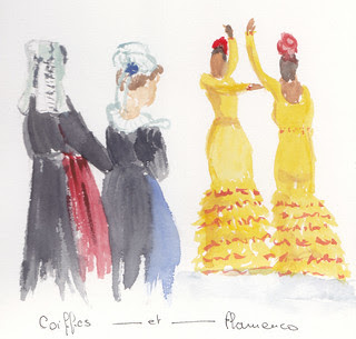 Coiffes et Flamenco