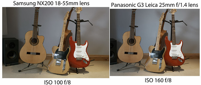 NX200 / G3 comparison - ISO 100/160