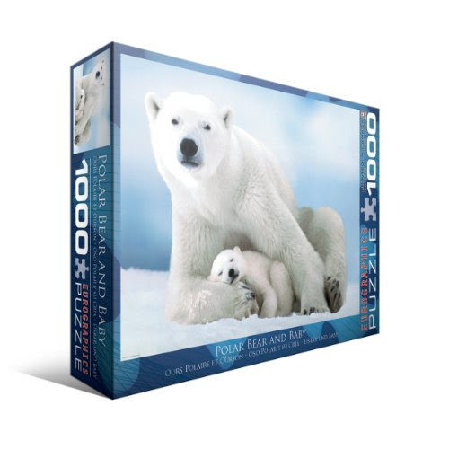 Polar Bear and Baby 1000-Piece Puzzle