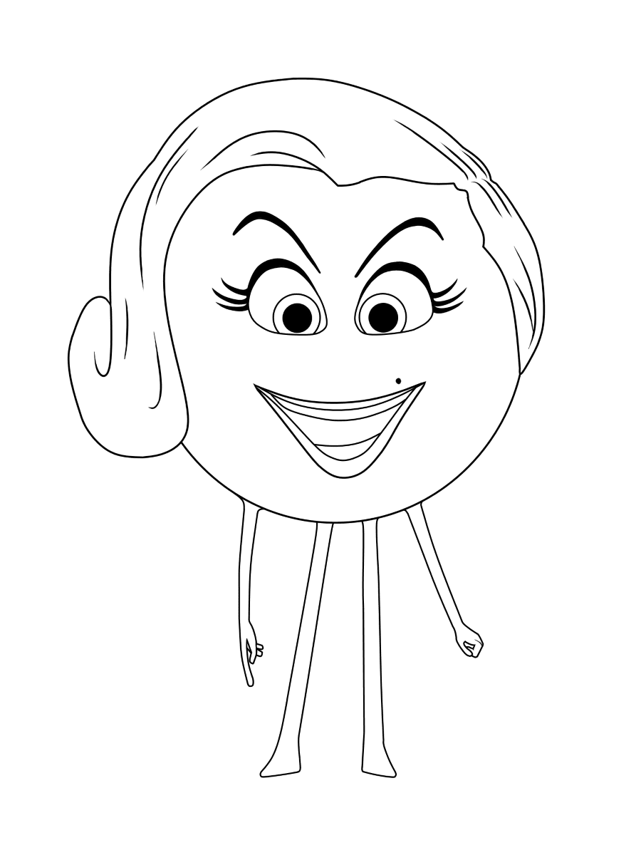The Emoji Movie coloring page to download and print for free