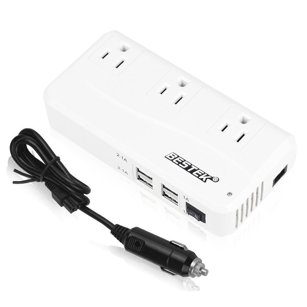 Bestek インバーター 0w 定格出力 Dc12v To Ac100v シガーソケット充電器 車載電源アダプター カーチャージャー Ac コンセント3口 Usbポート4口 1a 2 1a 合計4 5a Power Inverter 取扱終了 商品一覧 株式会社ベステックグループ