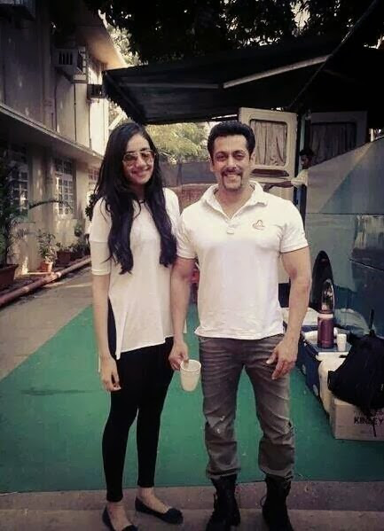 Salman Khan On The Set Of #Kick