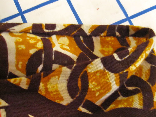 Hand Rolled Sleeve Hem