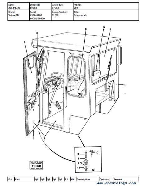 Volvo BM L50 Wheel Loader Parts and Service Manuals
