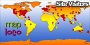 Locations of Site Visitors
