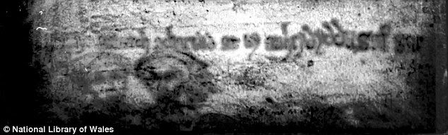 Using a combination of ultraviolet light and photo editing software, the images were recovered.