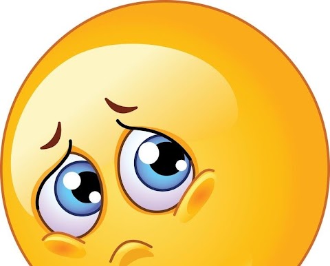gambar emoji sedih hitam putih
