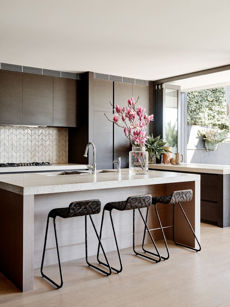 New Ideas Warm Modern Kitchen, Living Room Ideas