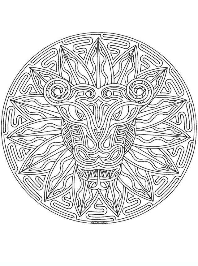 mandala disegni da colorare per adulti