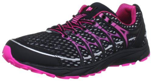MERRELL Mix Master Move Glide Ladies Running Shoes, Black/Pink, UK7