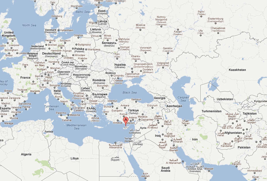carte chypre europe • Voyages - Cartes