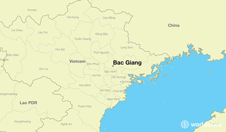 Where is Bac Giang, Viet Nam? / Bac Giang, Bac Giang Map ...
