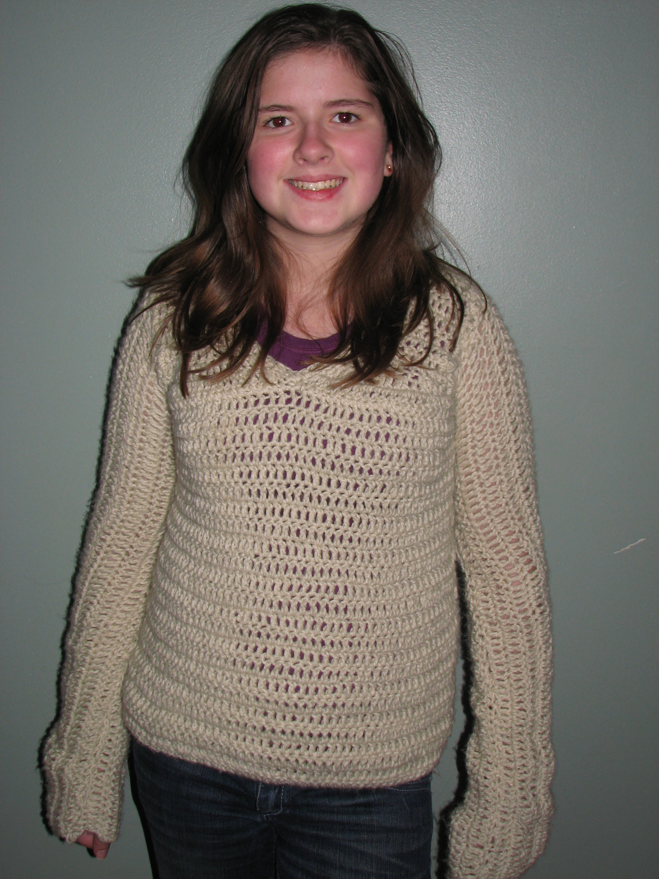 Crochet sweater patterns for ladies auckland large