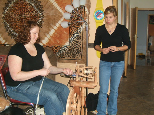 Rachel (right) teaching Jillian