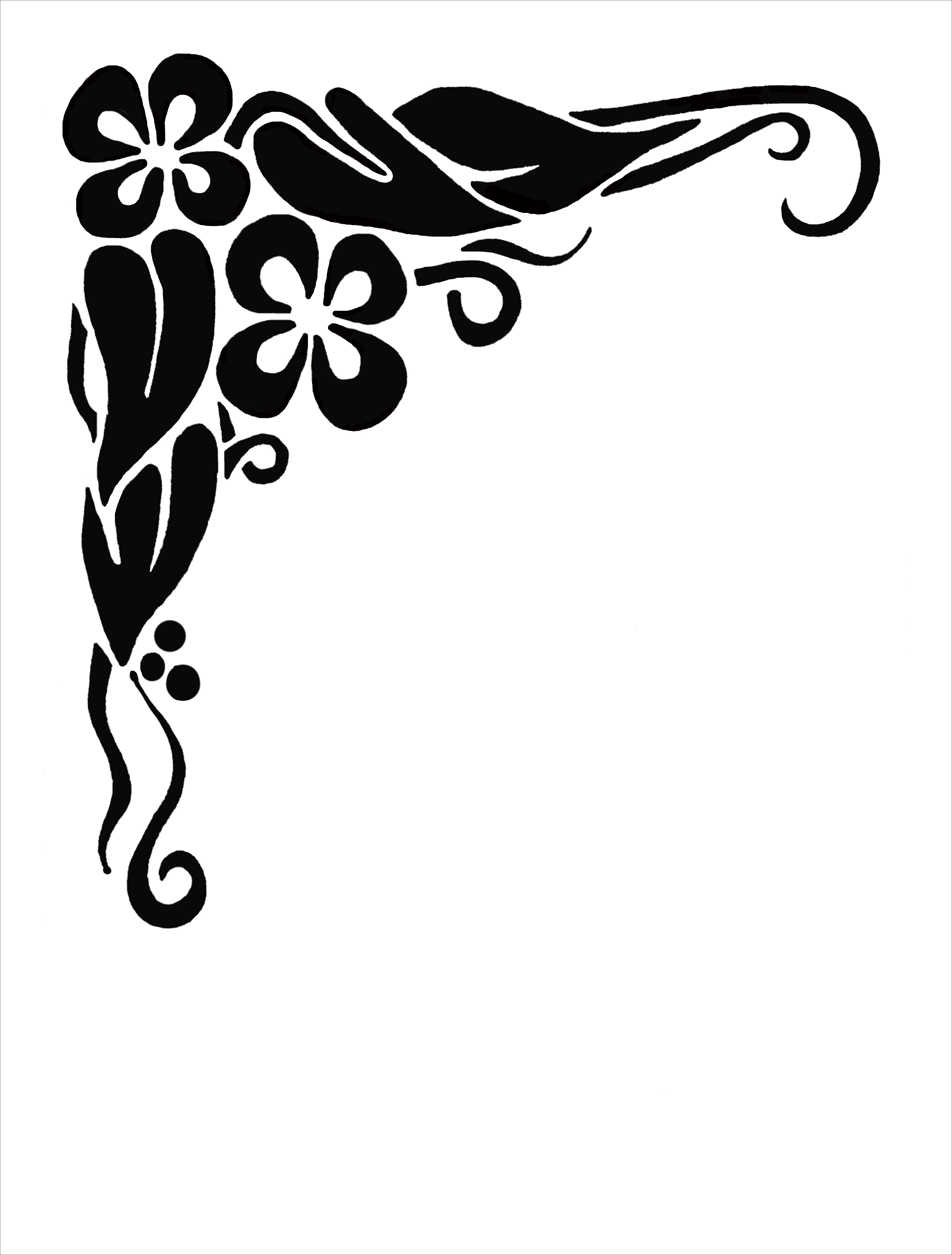 Download Simple Corner Border Design Clipart | Free download on ...