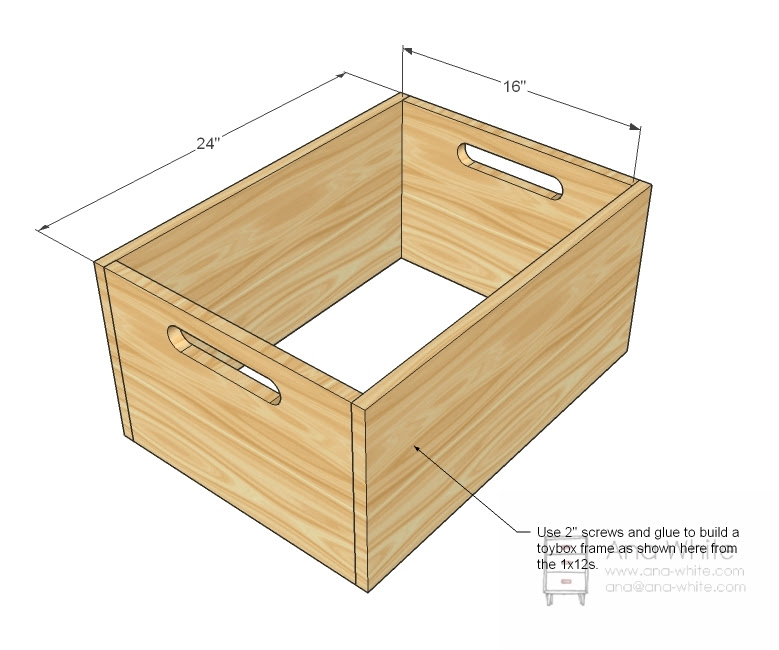 Wooden Toy Box Plans