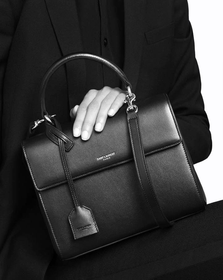 Le Fashion Blog Fall 2015 Bags Saint Laurent Moujik Bag Front Flap Top Handle Style
