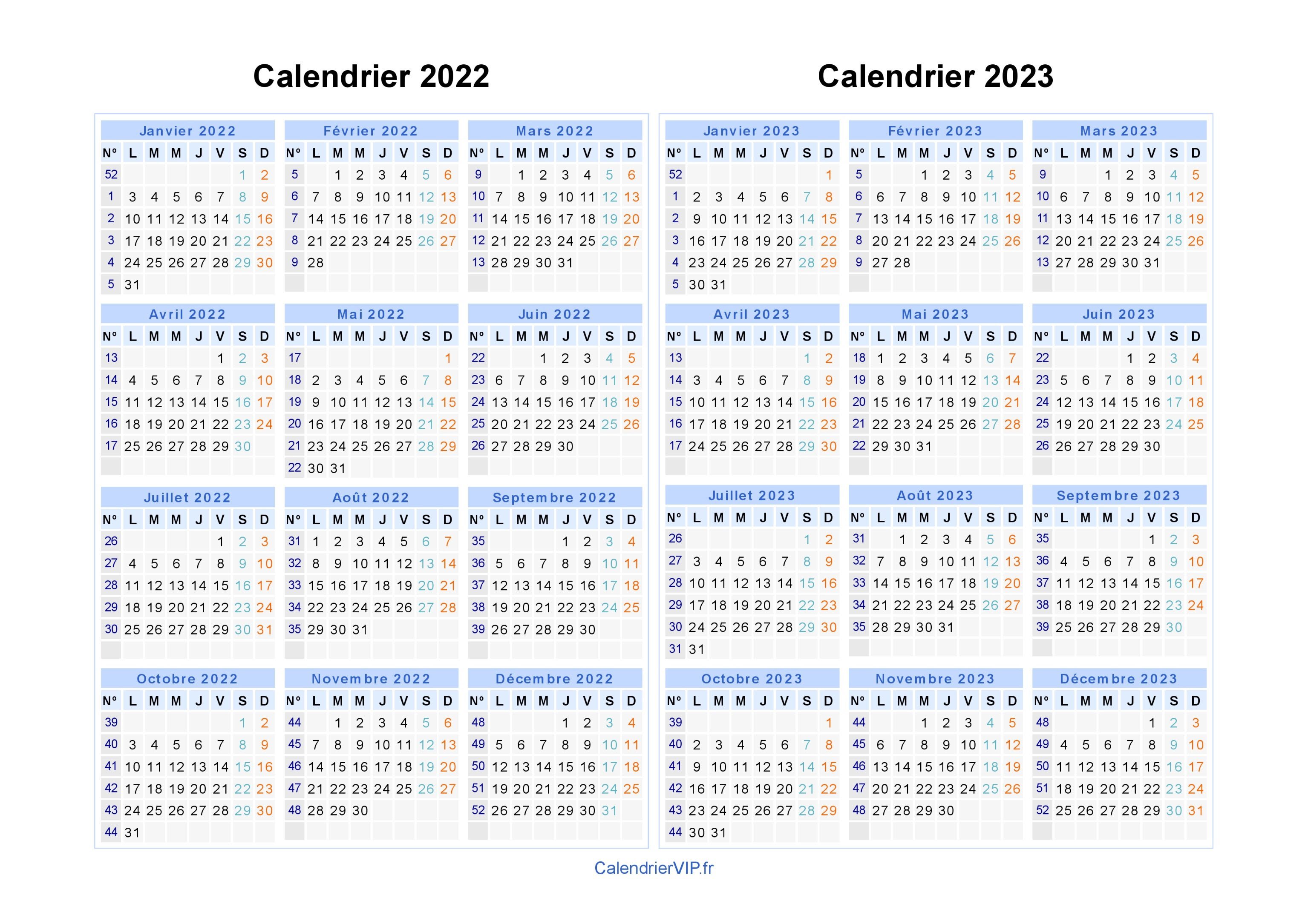 Calendrier Scolaire Gratuit 2022 2023