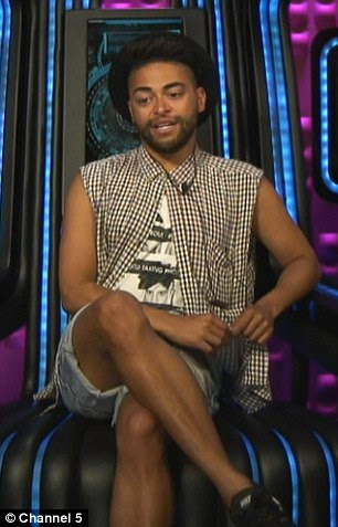 Not ready to move on... Mark hit out at Christopher at every given chance throughout Day 61 in the house