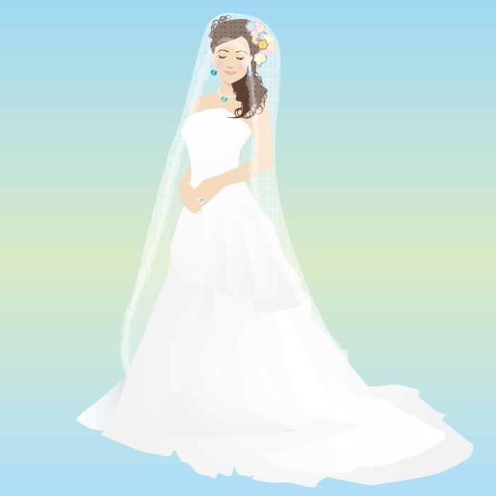 結婚式 ベール イラスト Khabarplanet Com