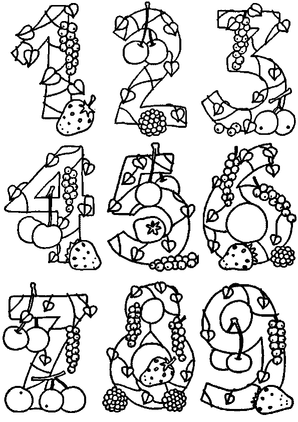 Chiffre 2 Rigolo / Coloriage Chiffres gratuit à imprimer liste 20 à 40