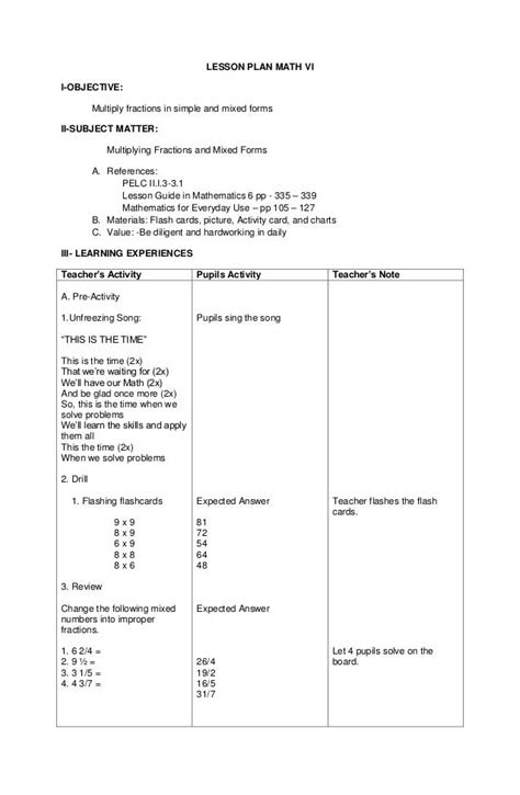  detailed lesson plan in math for grade 3 pdf angelica murrays 3rd