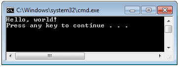 C Console Based Application