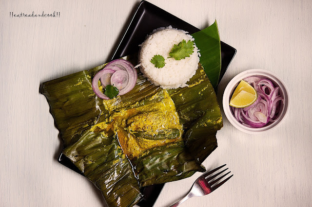 how to cook bengali Macher Paturi recipe / Bengali style Steamed Fish in Banana Leaf recipe / ilish macher sorshe paturi recipe / bhetki macher sorshe paturi recipe and preparation with step by step pictures