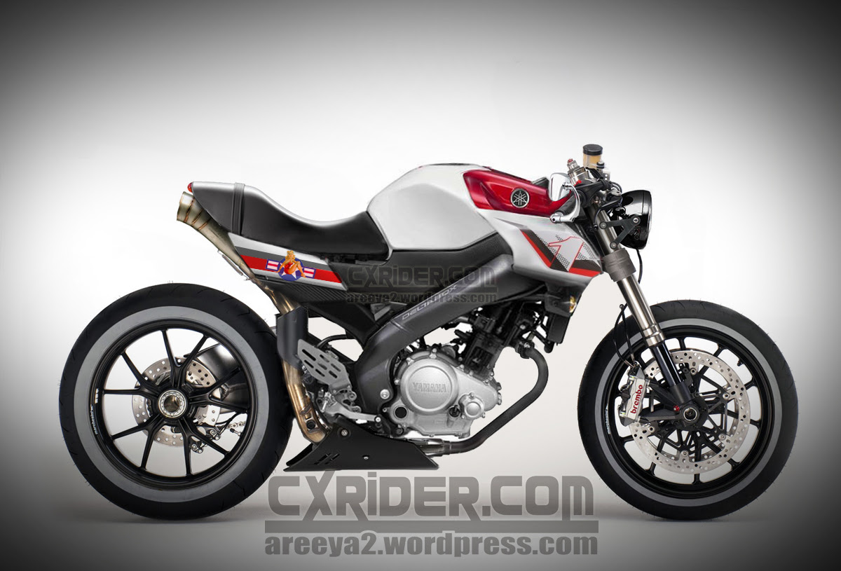 new vixion modif cafe racer
