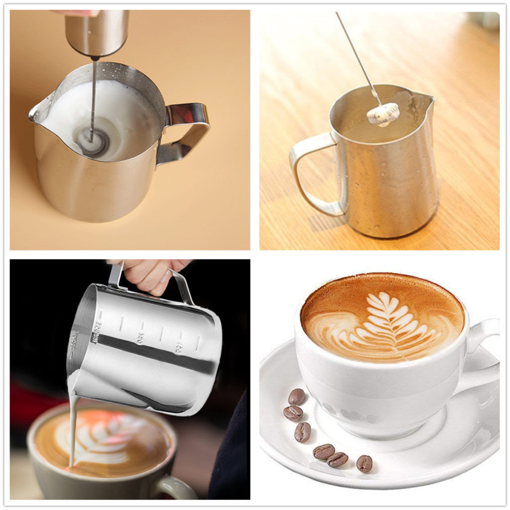 Milk Frother, Basecent Electric Handheld Milk Foamer – BASECENT