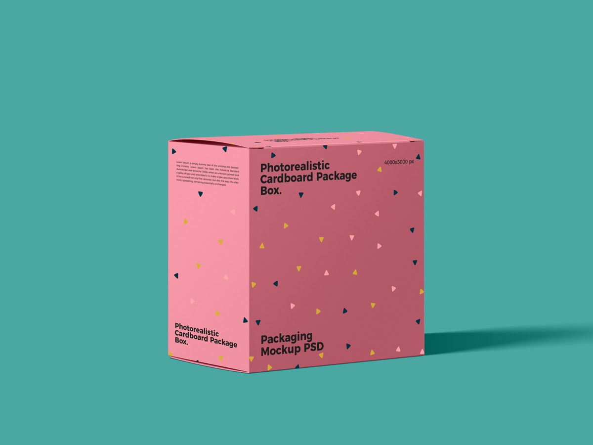 Download Free Packaging Box Mockup PSD For Presentation 2018 - Free ...