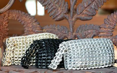 Pop Tabs Wristlet Bag